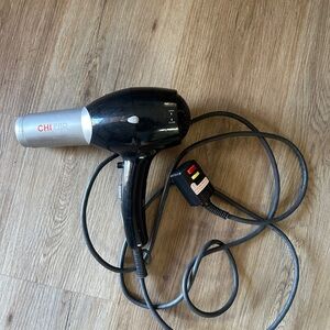 CHI PRO Black and Silver Hair Dryer